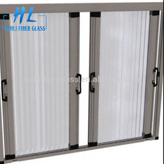 18*16 mesh hole size gray color plisse insects screen / sliding window folding net on China WDMA