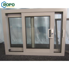 2 Track Cheap House Temper Glass Aluminum Alloy Frame Profile Slide Windows,Double Glaze Aluminum Slide Window Frame on China WDMA