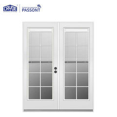 Aluminium Double Glazed French Doors Patio Door on China WDMA on China WDMA