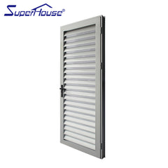 Aluminium louvered doors interior swinging shutter doors on China WDMA