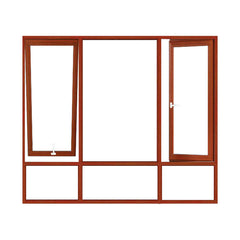 Aluminum alloy glass double hung window on China WDMA