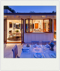 Aluminum glass panel accordion bifold folding door with built-in blinds on China WDMA