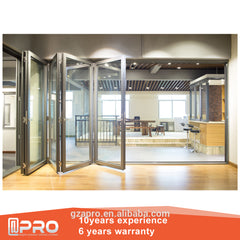 Big Size french accordion bi-fold Louvre House Double Glass Bifolding Design Strong Room Doors on China WDMA