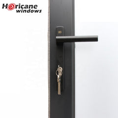 Black Aluminum alloy Casement Door on China WDMA