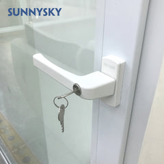 Builder choice vinyl color options upvc online sliding philippines window with screen on China WDMA