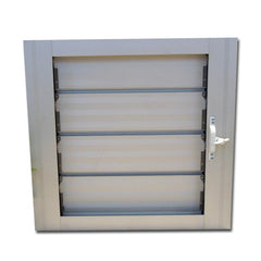 China supplier 6mm Tempered Glass Shutter Pvc /Upvc Louver Windows Design PVC Plastic Window Louver high quality soundproof on China WDMA
