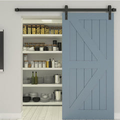 Customization options insulated sliding barn door standard size for barn door with durability MDF on China WDMA