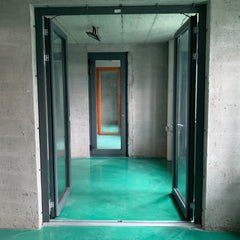Exterior aluminum casement door french door on China WDMA