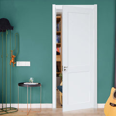 Fancy french interior accordion glass solid wooden doors on China WDMA