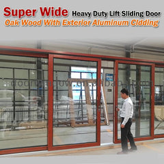 Fashion some different types of sliding doors solid wood exterior wall partition on China WDMA
