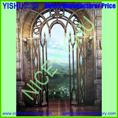 Forged Wrought Iron Security Single Entry Doors on China WDMA