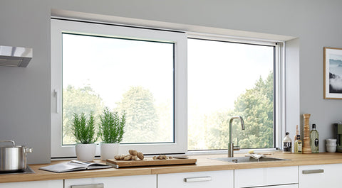 Aluminum Window Frame Champagne Color Sliding Windows Triple Double Glazed Windows