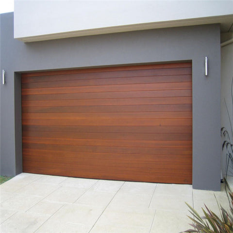 China WDMA Steel new black sectional panel garage door