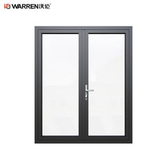 64x80 White Interior Double Doors With Glass With Double Glazed Interior Door
