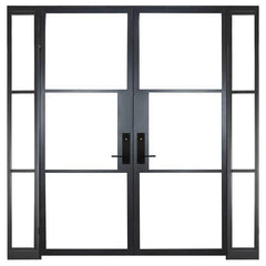 WDMA  metal door knocking down frame, steel door jamb cheap price philippines door handle stainless steel