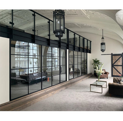 WDMA  decorative wrought iron doors luxury decorative steel safety front entry door exterior steel double doors