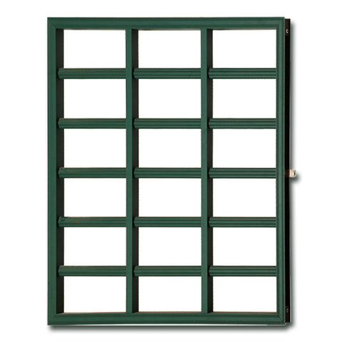 WDMA New Design Tempered Glass Aluminum Alloy  Security Grill Residential Windows