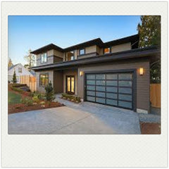 China WDMA Customized American standard Aluminum Modern Glass garage door