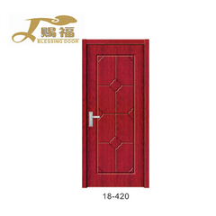 High-end exporter decorative pvc wood bathroom doors on China WDMA