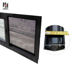 High quality australia aluminum sliding windows with flyscreen on China WDMA