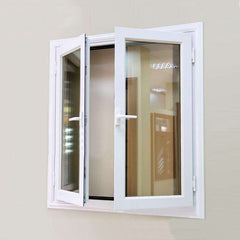 High quality tempered glass casement upvc windows doors price on China WDMA