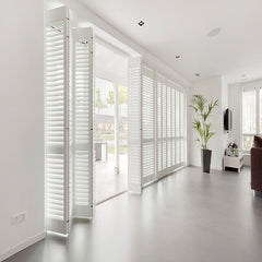 Hot sale interior cheap customized plantation shutters casement windows from factory on China WDMA