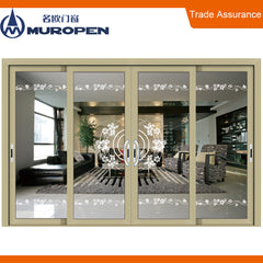 Light transmittance cheap house french door exterior dual glass corner aluminium lift & sliding door for cafe house on China WDMA