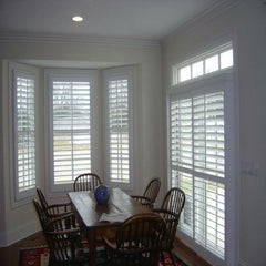 Low cost of decorative wooden shutters plantation shutters patio door on China WDMA