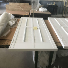Low cost of decorative wooden shutters plantation shutters patio door on China WDMA