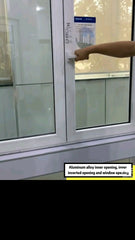 High quality make in China factory price aluminum double hurricane resistant windows and doors on China WDMA