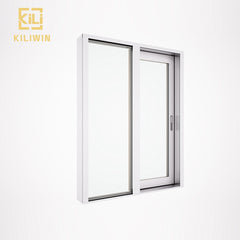Philippines house cheap price double pane heat insulation reflect glass black aluminum sliding windows for sale on China WDMA