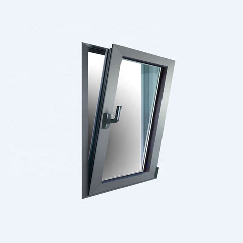 Powder coated invisible colorful glass extrusion aluminum awning window on China WDMA