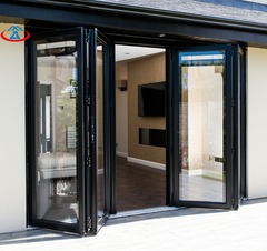 RTS Exterior Balcony Accordion Aluminum Sliding Folding Door Aluminum Bifold Door on China WDMA