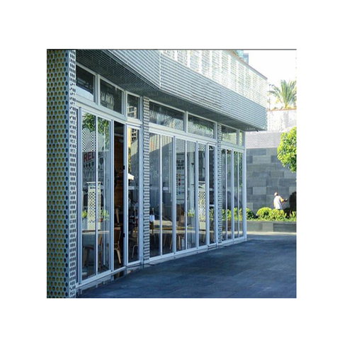 Saving space exterior accordion aluminum shower door frame on China WDMA