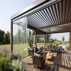 New Awning Swing Roof Accessories Canopy Arbor Attached To House Pergola Covers Kits Aluminum Pergola