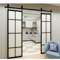 Monica Pocket Door  Sliding Frosted Glass Interior Pockets Organizer Door For Living Room And Bath Room E36 Door Pocket
