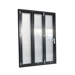 White color PVC frame impact windows with double low e tempered glass on China WDMA