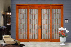 Wood Frame 4 Panel Sliding Glass Patio Doors Sliding Interior French Doors Best French Patio Doors on China WDMA