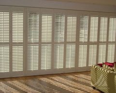 Wooden Louver Bi-fold Door Plantation Shutter on China WDMA