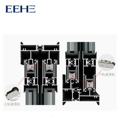 aluminum bronze color sliding windows on China WDMA