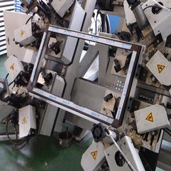 aluminum window fabrication 4 corner crimping machine on China WDMA