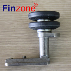 exterior seperately open accordion frameless folding glass sliding door with aluminum profile on China WDMA