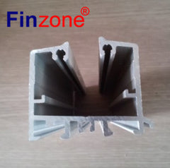 exterior seperately open accordion frameless folding glass sliding door with aluminum profile on China WDMA