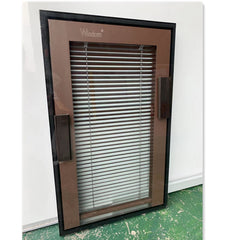 new type windows with blinds inside double glass for house on China WDMA