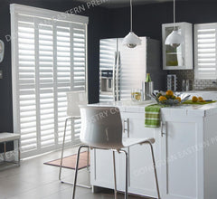 pretoria indoor louver plantation door shutter on China WDMA