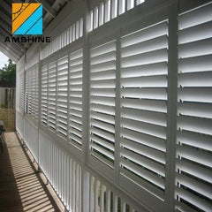 wall decorative accordion shutter windows bi fold plantation shutter doors on China WDMA