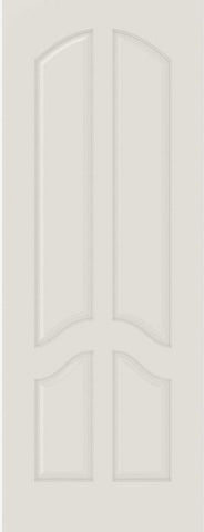 WDMA 12x80 Door (1ft by 6ft8in) Interior Barn Smooth 4110 MDF 4 Panel Arch Panel Single Door 1