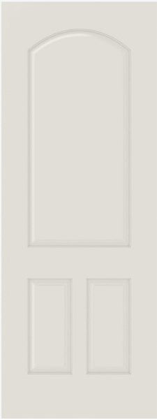 WDMA 12x80 Door (1ft by 6ft8in) Interior Swing Smooth 3200 MDF 3 Panel Arch Panel Single Door 1