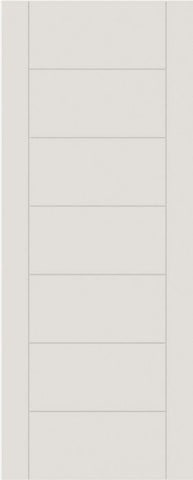 WDMA 12x80 Door (1ft by 6ft8in) Interior Swing Smooth F9100-7PNL MDF Modern Flush Single Door 1