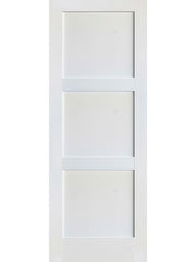 WDMA 24x80 Door (2ft by 6ft8in) Interior Barn Pine 80in Primed 3 Panel Shaker Single Door | 4103 1